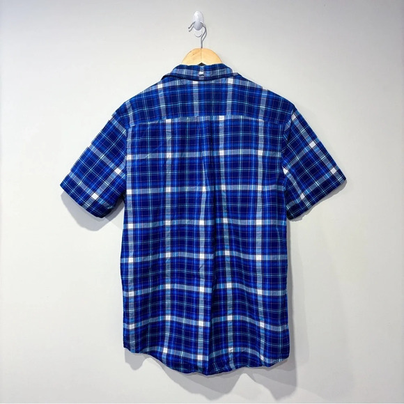 TOMMY HILFIGER Blue plaid shirt - Picture 5 of 5